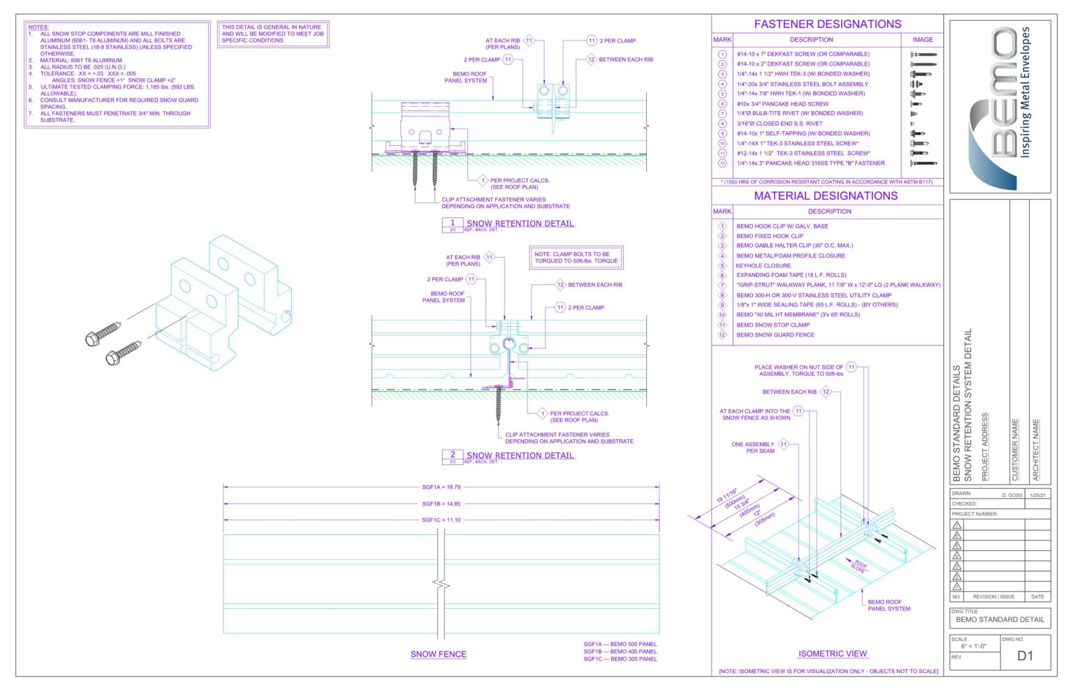 BEMO Snow Stop System - Detail - BEMO