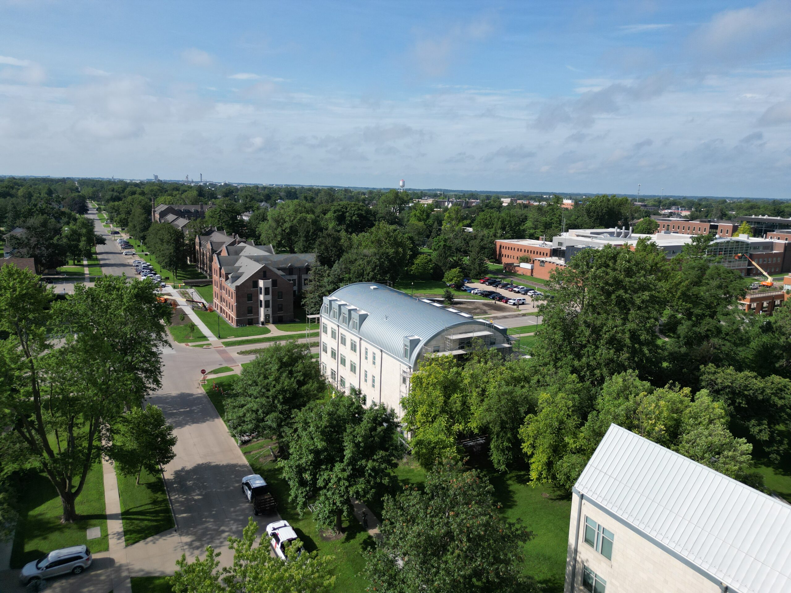 Grinnell College Dorms Zinc Standing Seam Roof